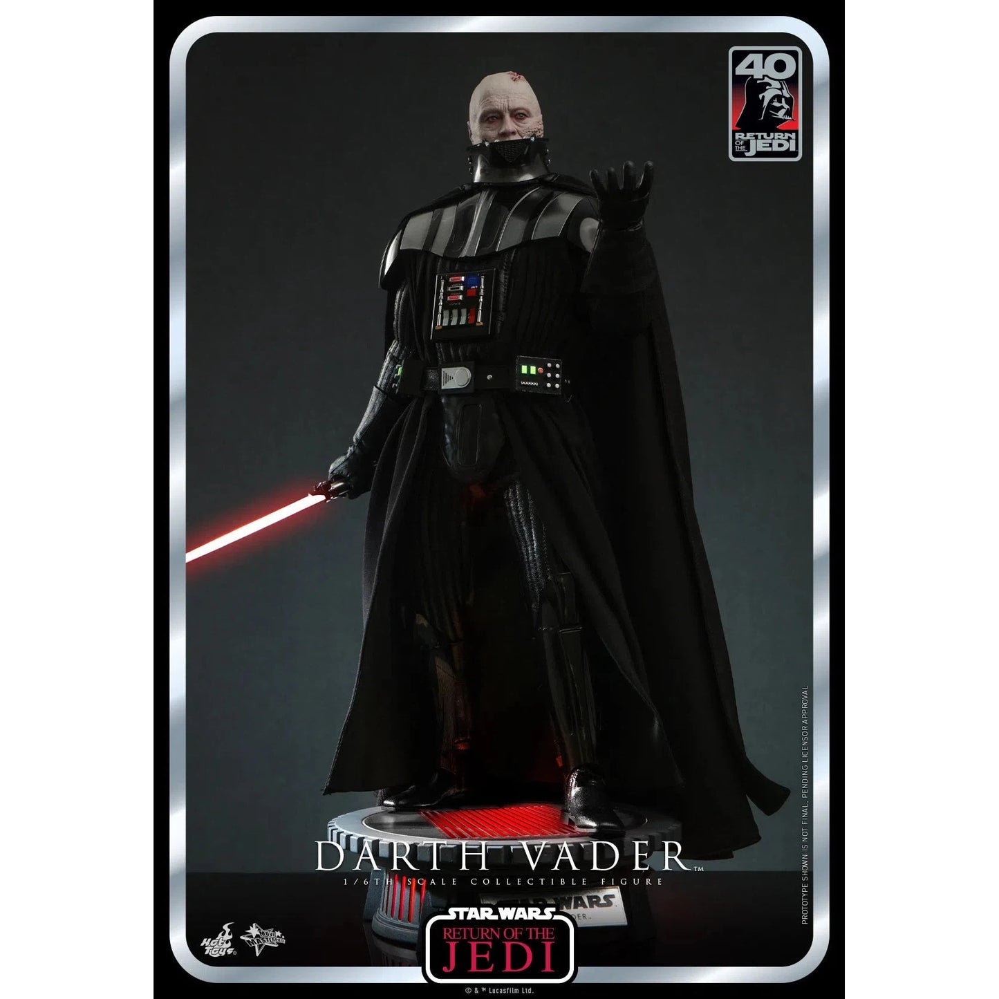 Darth Vader: Star Wars: Return Of The Jedi: 40th Anniversary - Hot Toys Action Figure
