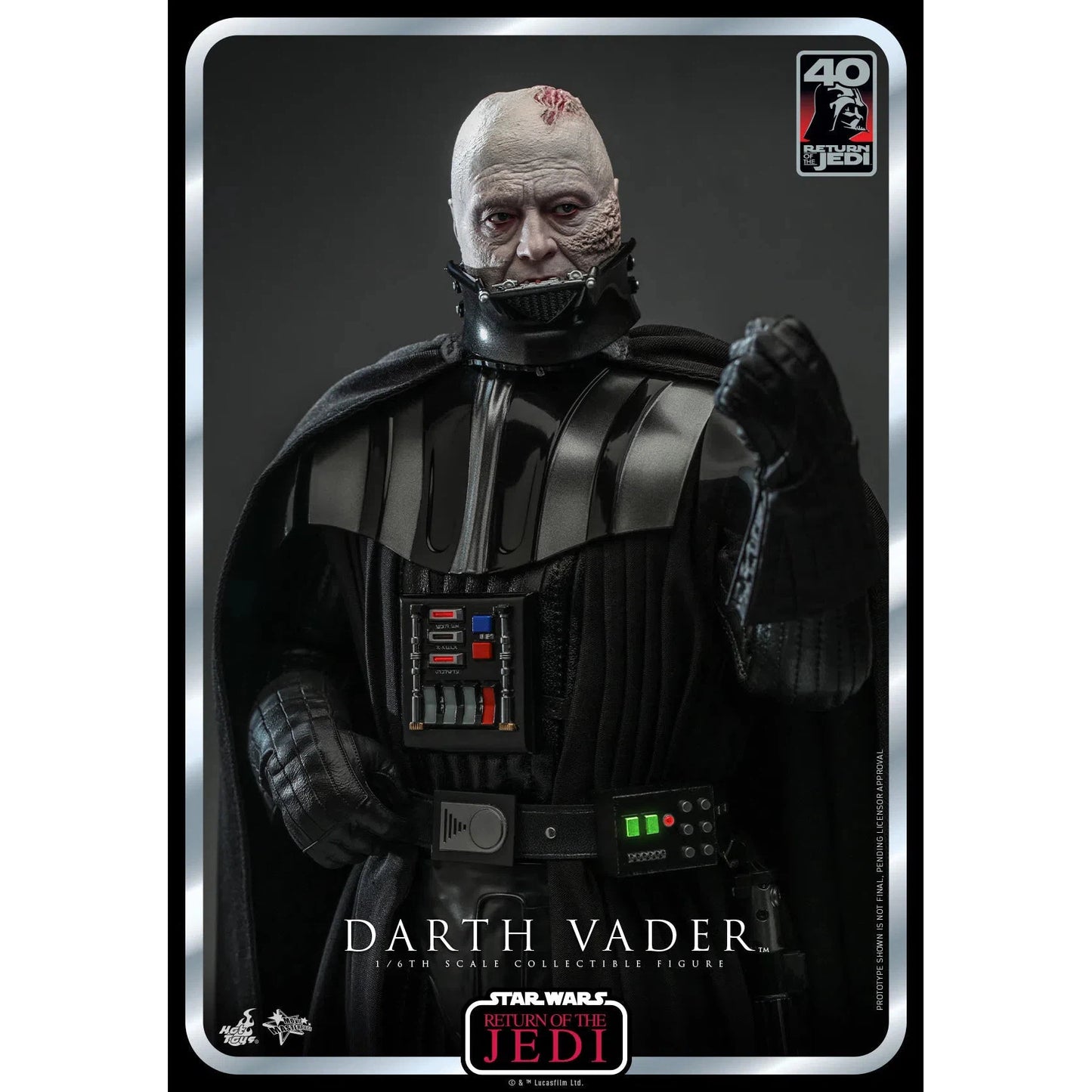 Darth Vader: Star Wars: Return Of The Jedi: 40th Anniversary - Hot Toys Action Figure
