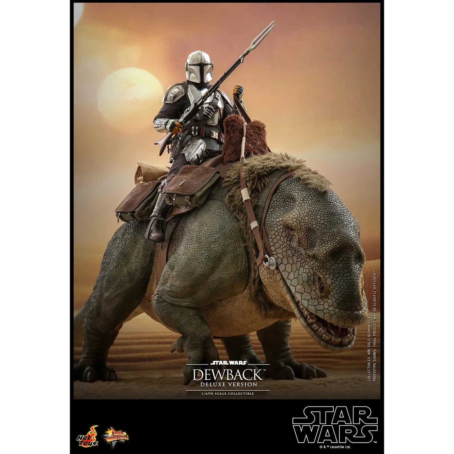 Dewback Deluxe & Sandtrooper Sergeant: Star Wars: A New Hope - Hot Toys Action Figure