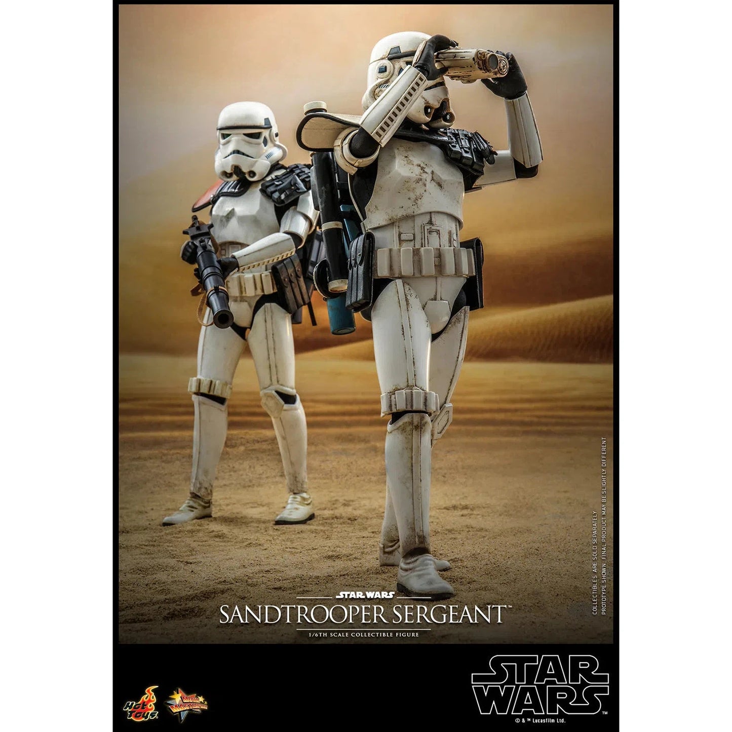Dewback Deluxe & Sandtrooper Sergeant: Star Wars: A New Hope - Hot Toys Action Figure