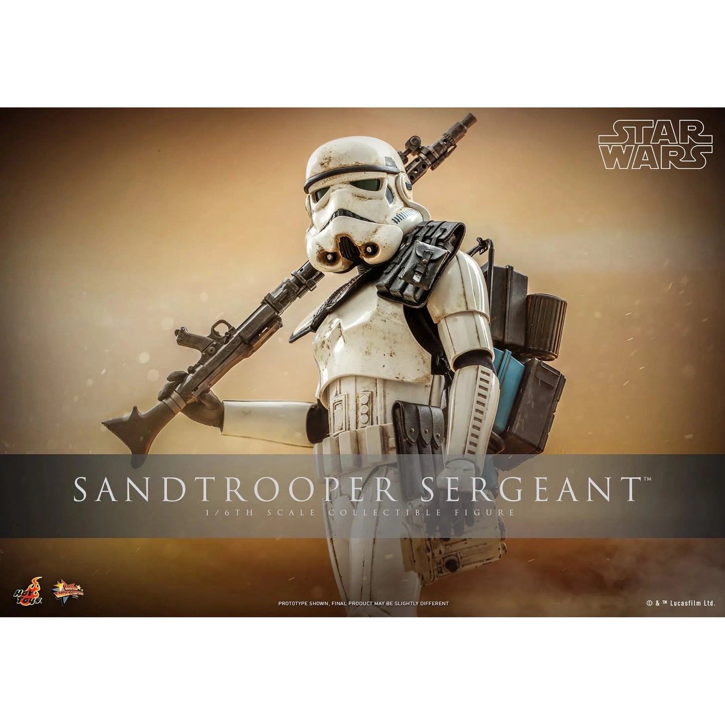 Dewback Deluxe & Sandtrooper Sergeant: Star Wars: A New Hope - Hot Toys Action Figure
