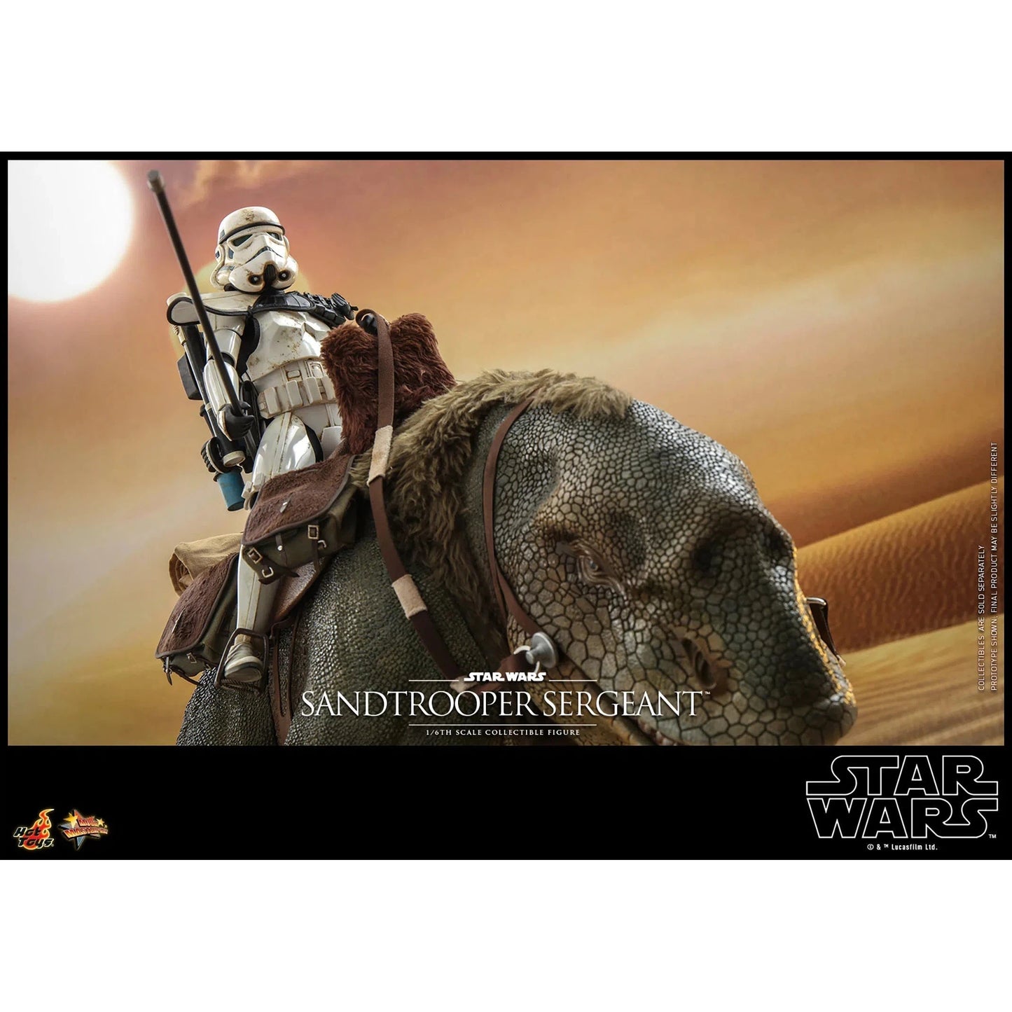Dewback Deluxe & Sandtrooper Sergeant: Star Wars: A New Hope - Hot Toys Action Figure