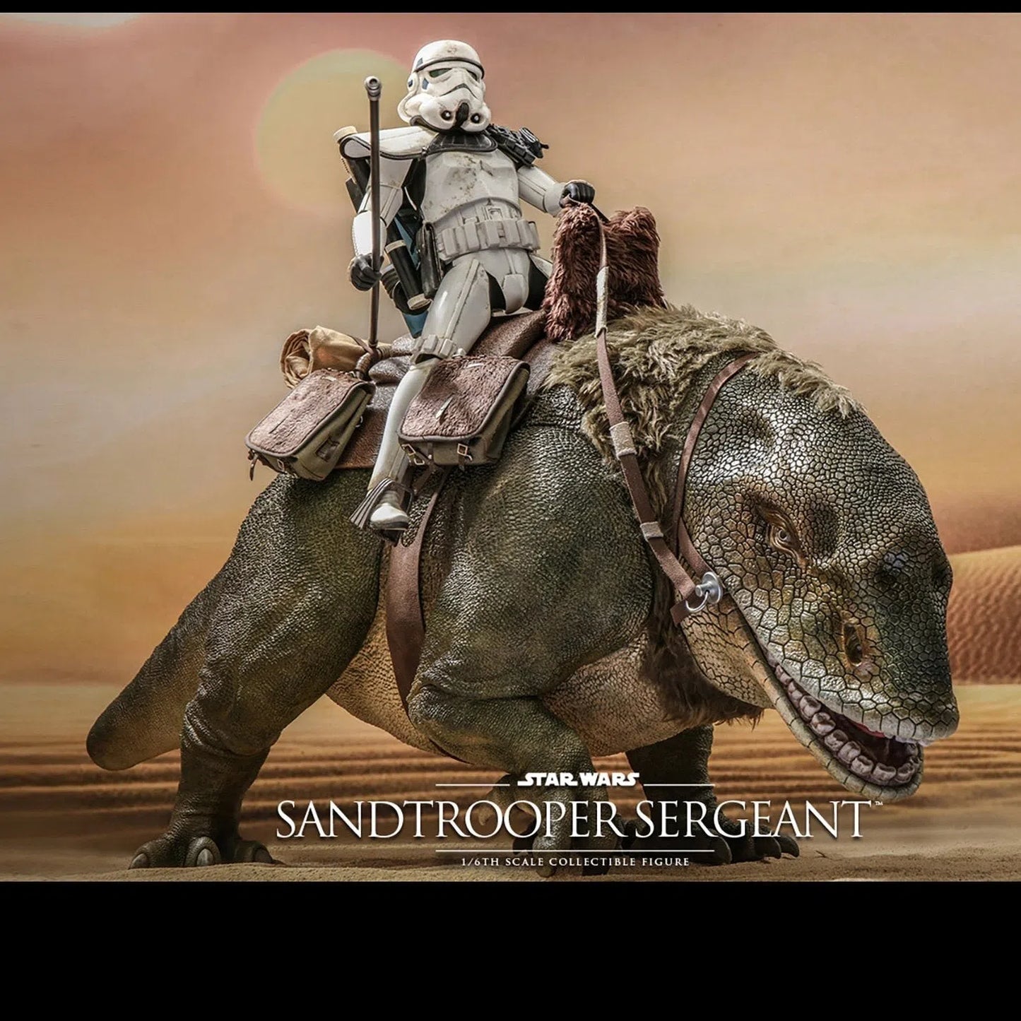 Dewback Deluxe & Sandtrooper Sergeant: Star Wars: A New Hope - Hot Toys Action Figure