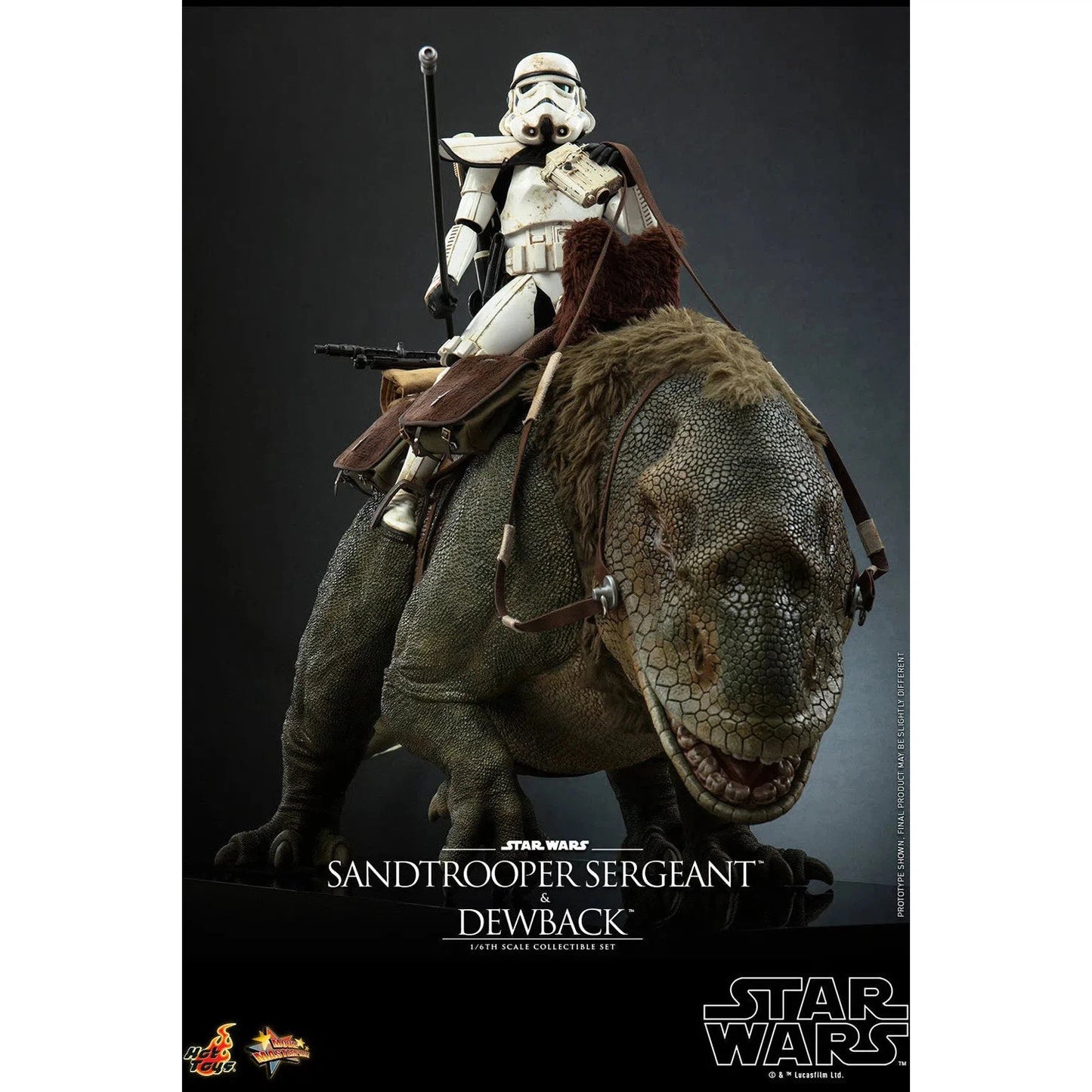 Dewback Deluxe & Sandtrooper Sergeant: Star Wars: A New Hope - Hot Toys Action Figure