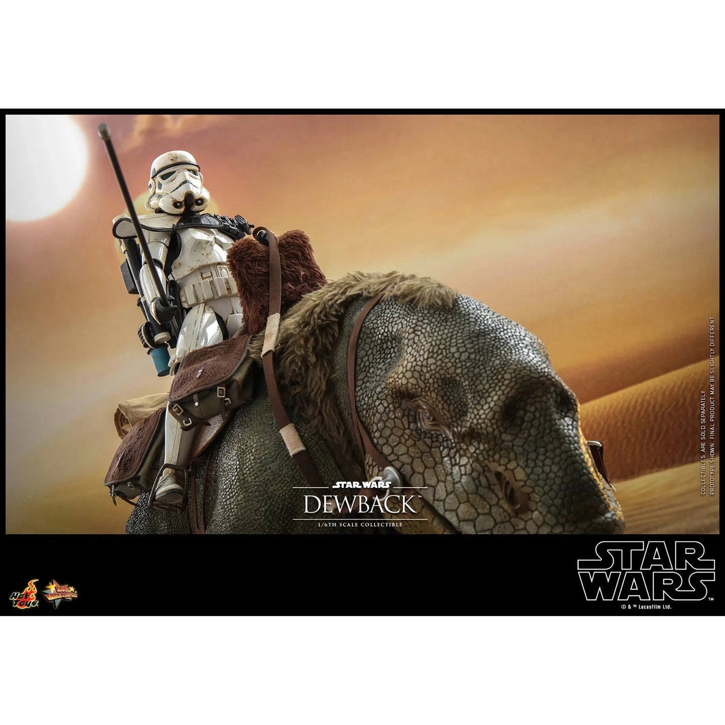 Dewback Deluxe & Sandtrooper Sergeant: Star Wars: A New Hope - Hot Toys Action Figure
