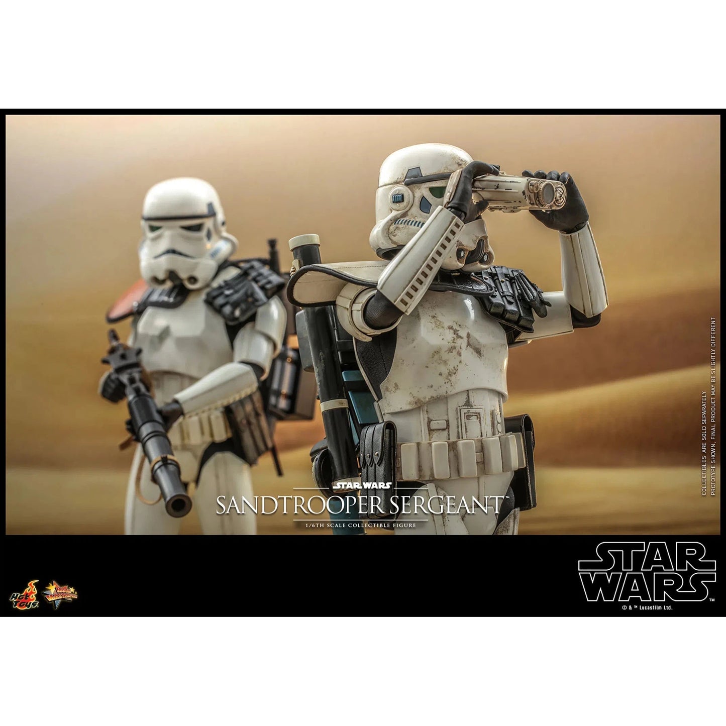 Dewback Deluxe & Sandtrooper Sergeant: Star Wars: A New Hope - Hot Toys Action Figure