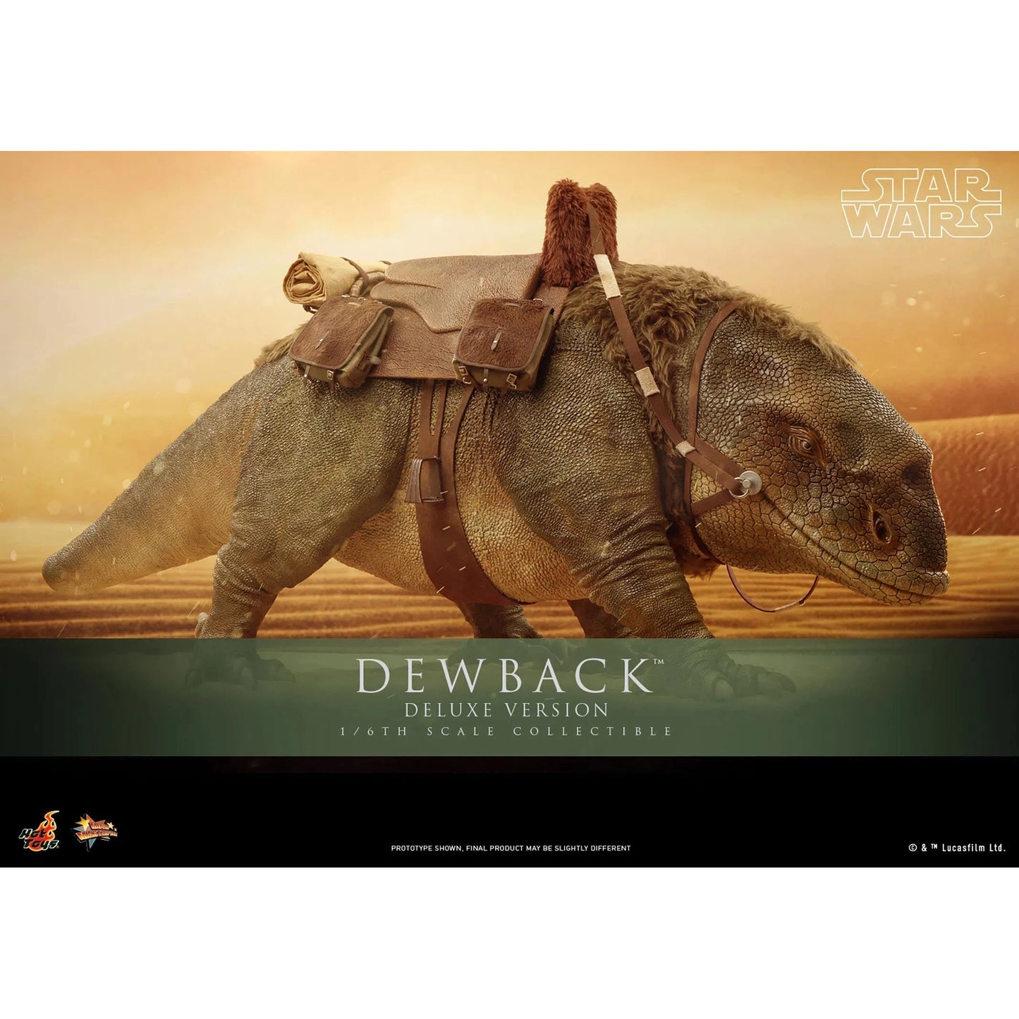 Dewback Deluxe & Sandtrooper Sergeant: Star Wars: A New Hope - Hot Toys Action Figure