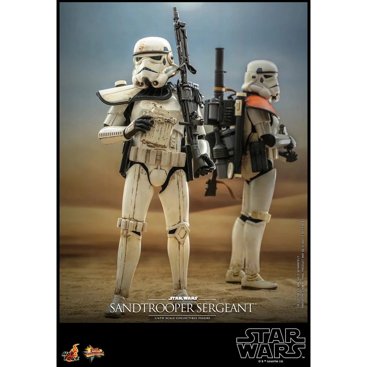 Dewback Deluxe & Sandtrooper Sergeant: Star Wars: A New Hope - Hot Toys Action Figure