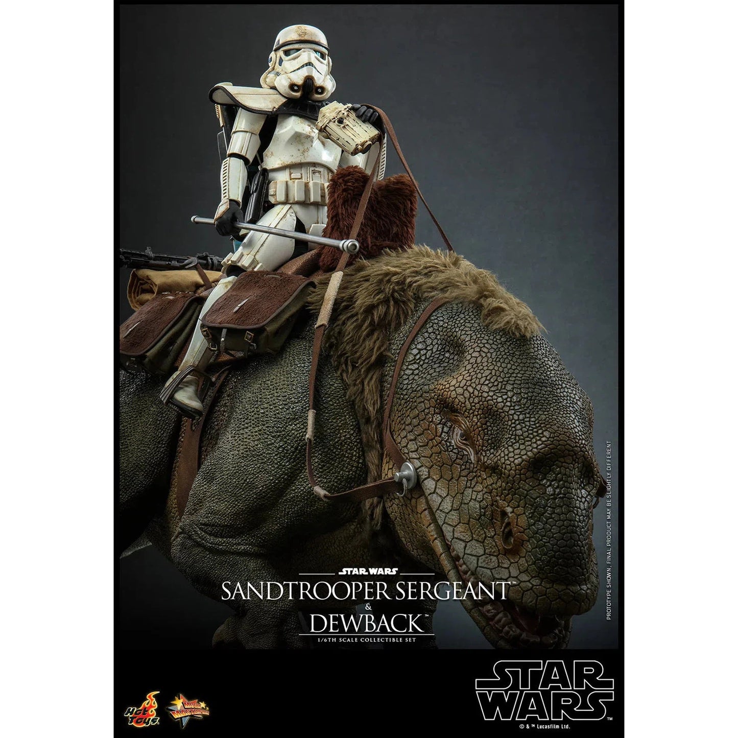 Dewback Deluxe & Sandtrooper Sergeant: Star Wars: A New Hope - Hot Toys Action Figure