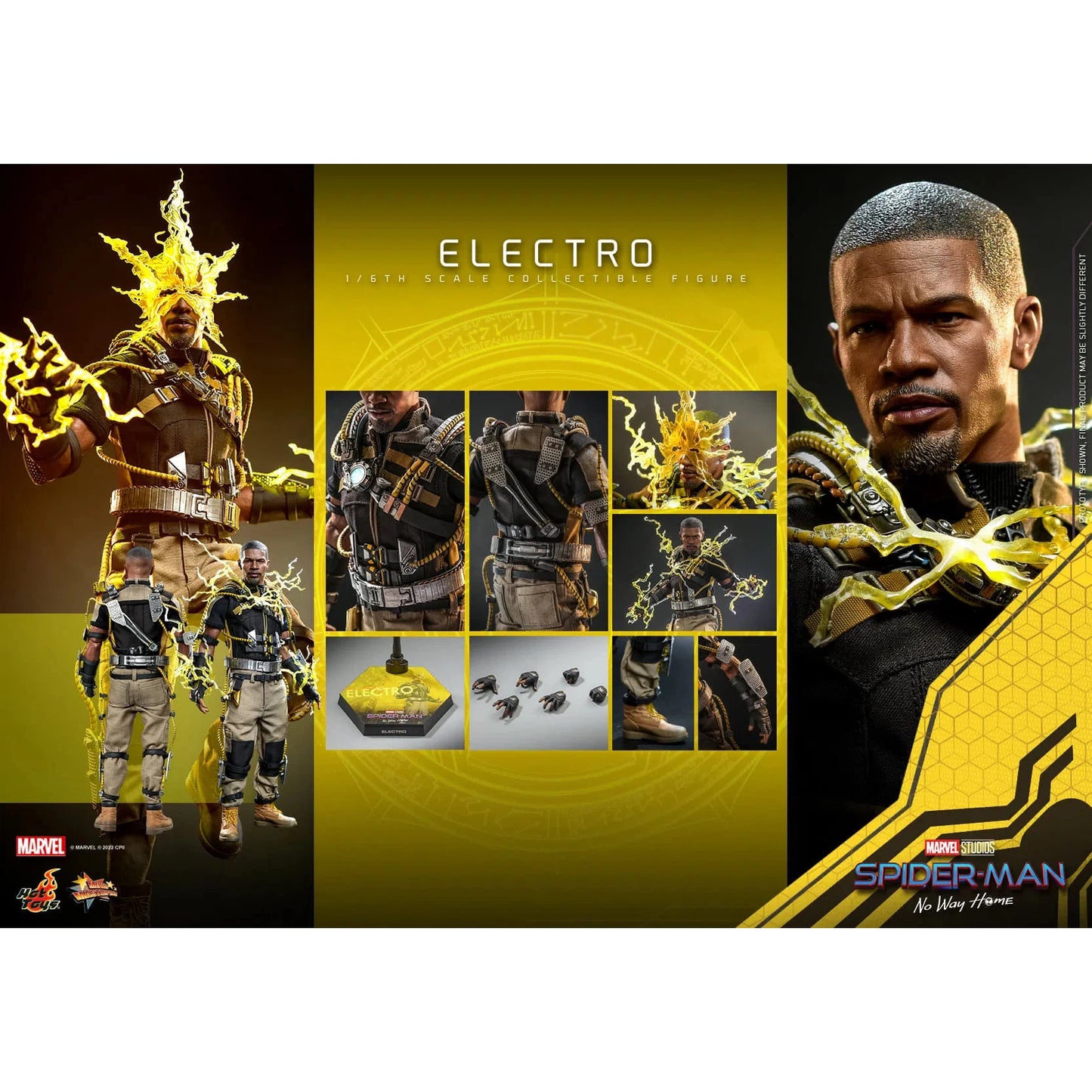 Electro: Spider-Man: No Way Home: Marvel: MMS644 - Hot Toys Action Figure
