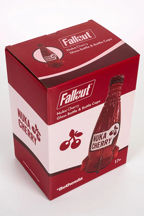 Fallout: Nuka Cola Cherry Glass Bottle & Caps - DEVplus Action Figure