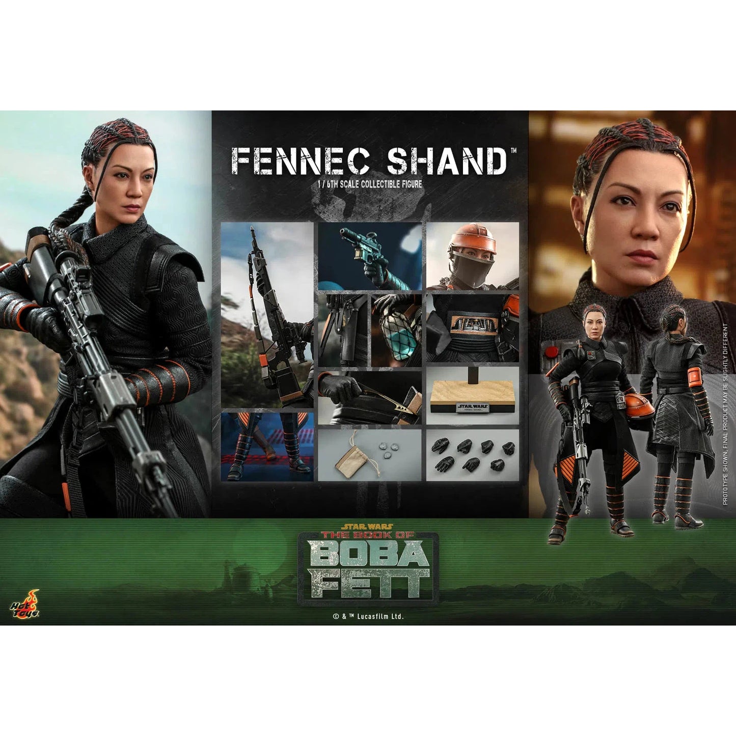 Fennec Shand: Star Wars: The Book Of Boba Fett: TMS068 - Hot Toys Action Figure