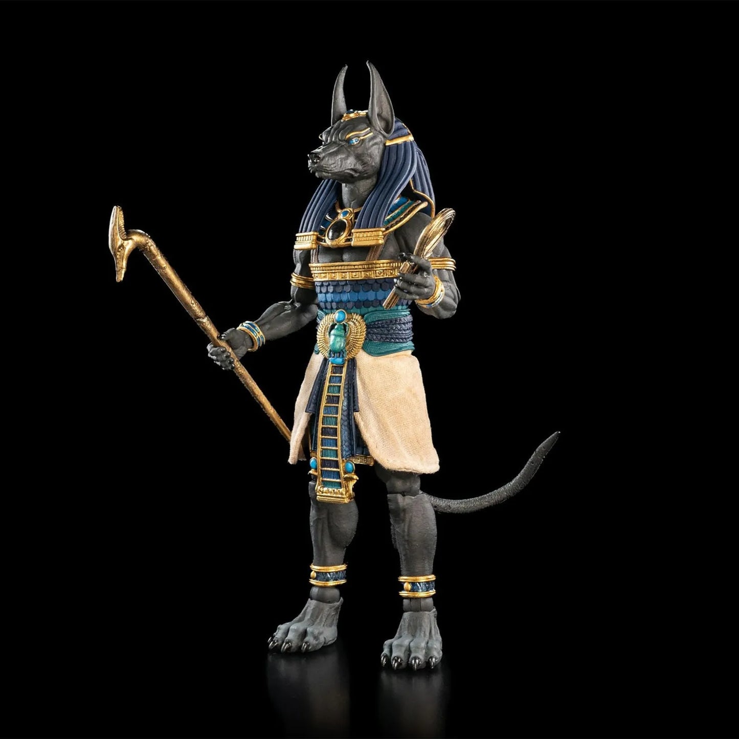 Figura Obscura: Anubis (Black and Blue Ver): Action Figure - Four Horsemen Action Figure