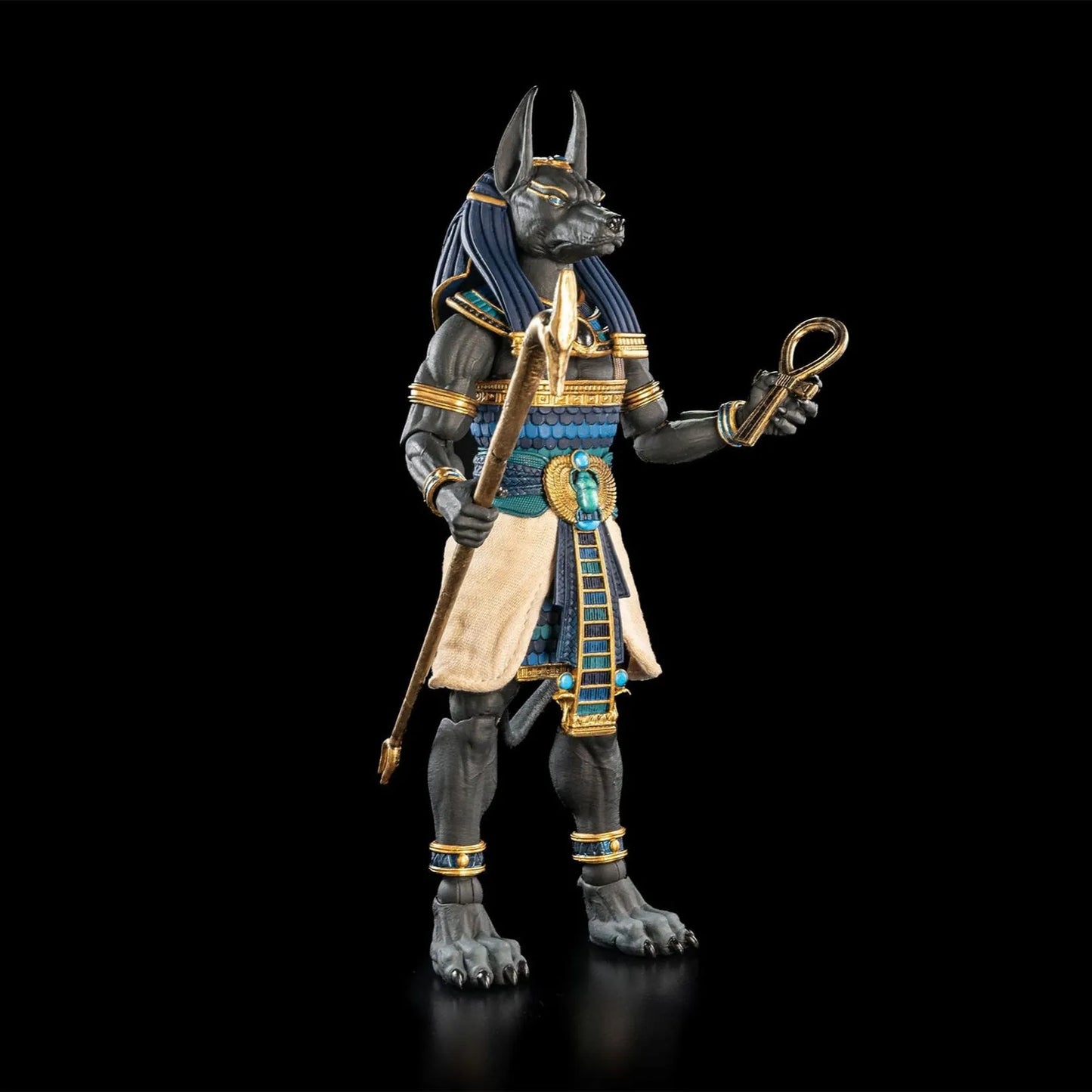 Figura Obscura: Anubis (Black and Blue Ver): Action Figure - Four Horsemen Action Figure