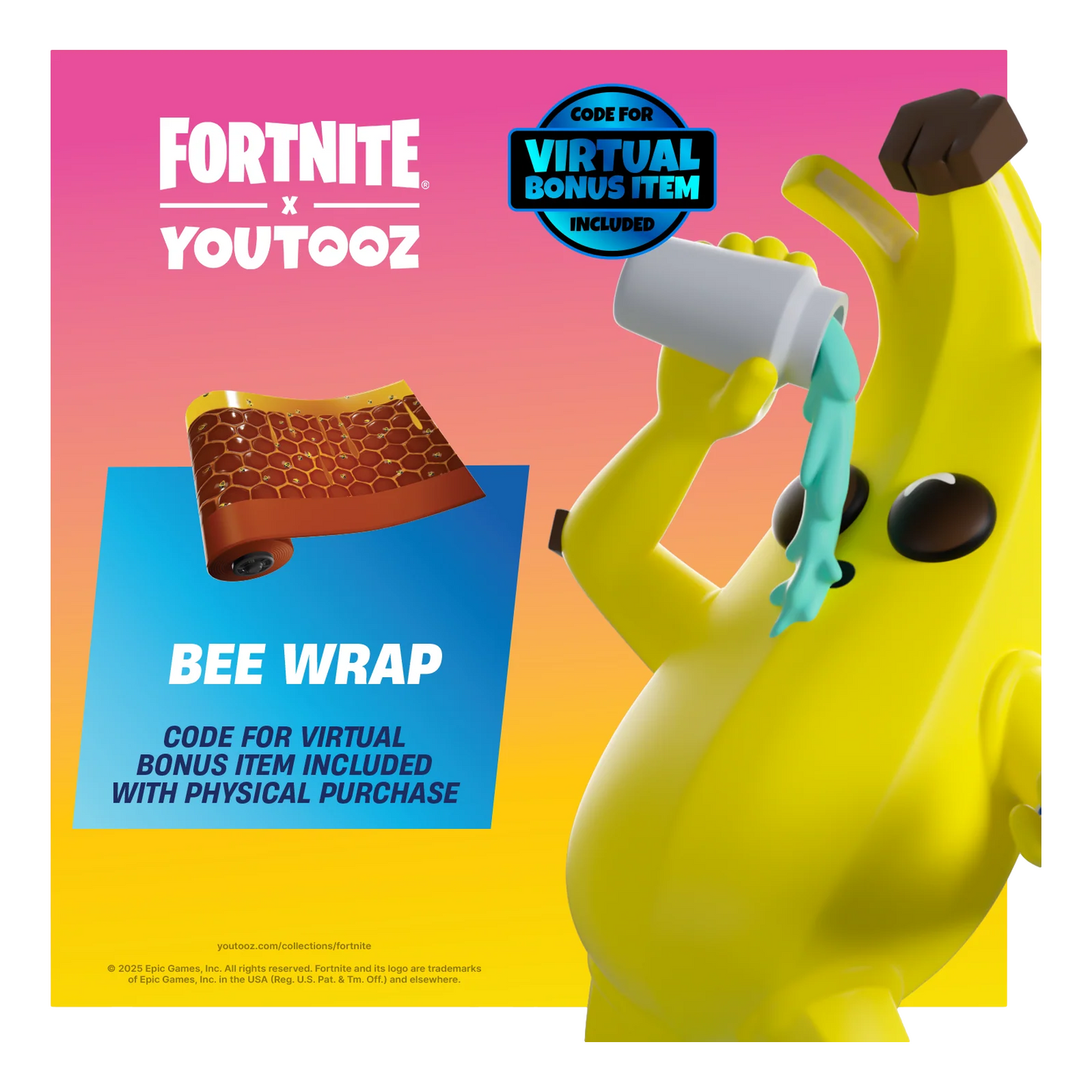 Fortnite: Peely: Vinyl Figure - YouTooz Vinyl Figure