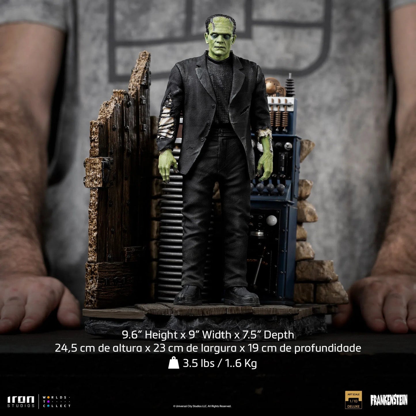 Frankenstein: Universal Monsters: Deluxe: Art Statue 1/10 - Iron Studios Statue