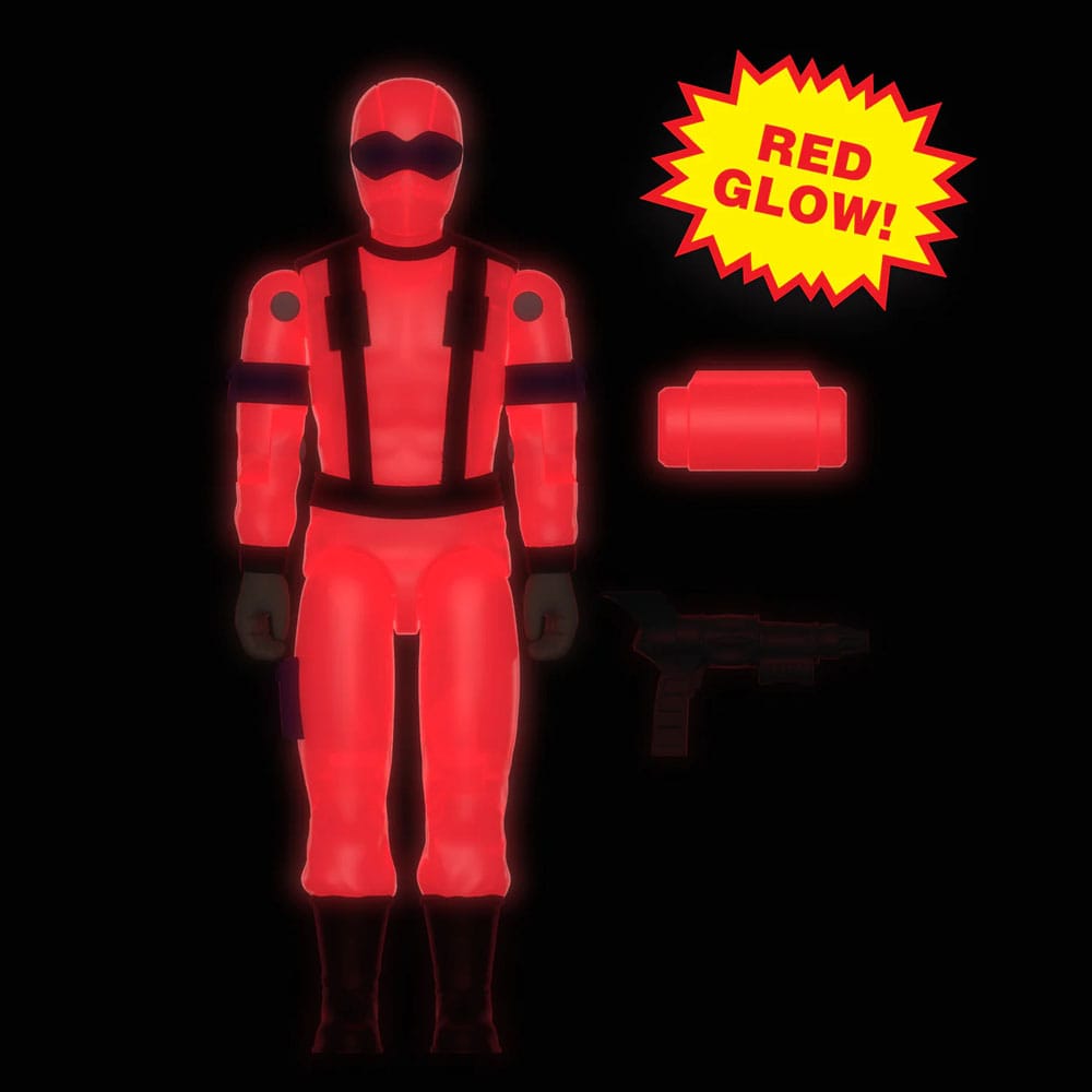 GI Joe ReAction+ Action Figure Wave 06 Snake Eyes (Red Glow, Crystal Poison) - Super7 Action Figures