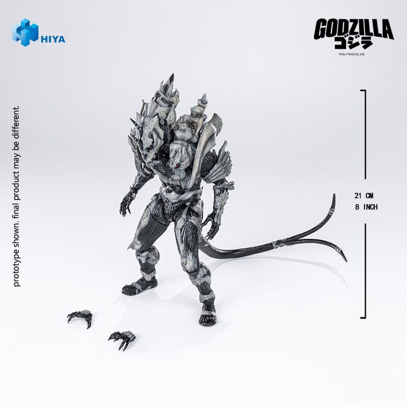 Godzilla Final Wars (2004): Monster X: Exquisite Basic: Action Figure - Hiya Toys Action Figure