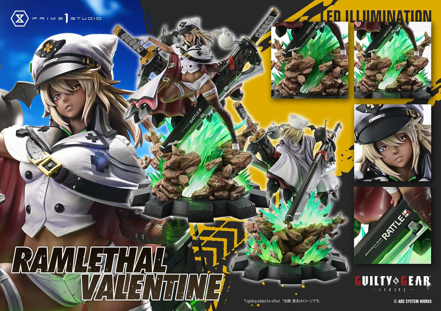 Guilty Gear: Strive: Ramlethal Valentine (Bonus Ver.): Ultimate Premium Masterline 1/4 Scale Limited Edition Statue - Prime 1 Studio Statues
