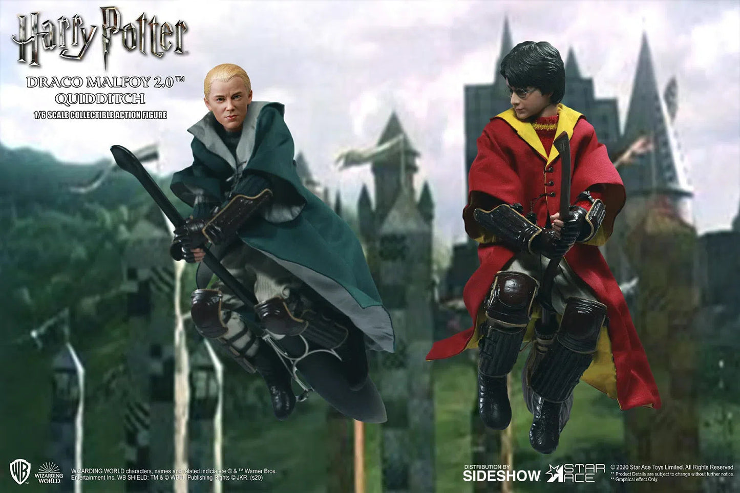 Harry Potter & The Chamber Of Secrets: Harry & Draco 2.0: Sixth Scale Figure Set - Star Ace Action Figure