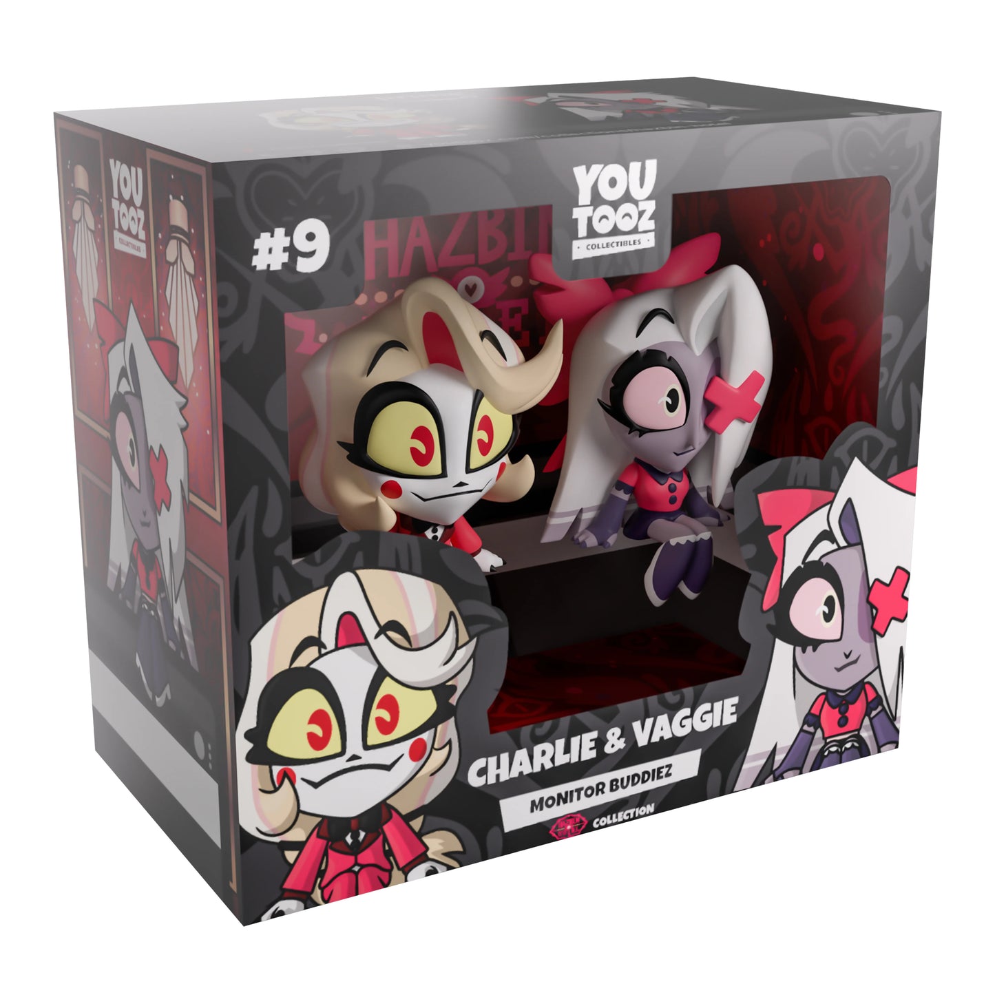 Hazbin Hotel: Charlie and Vaggie Monitor Buddiez: Vinyl Figure - YouTooz Vinyl Figure