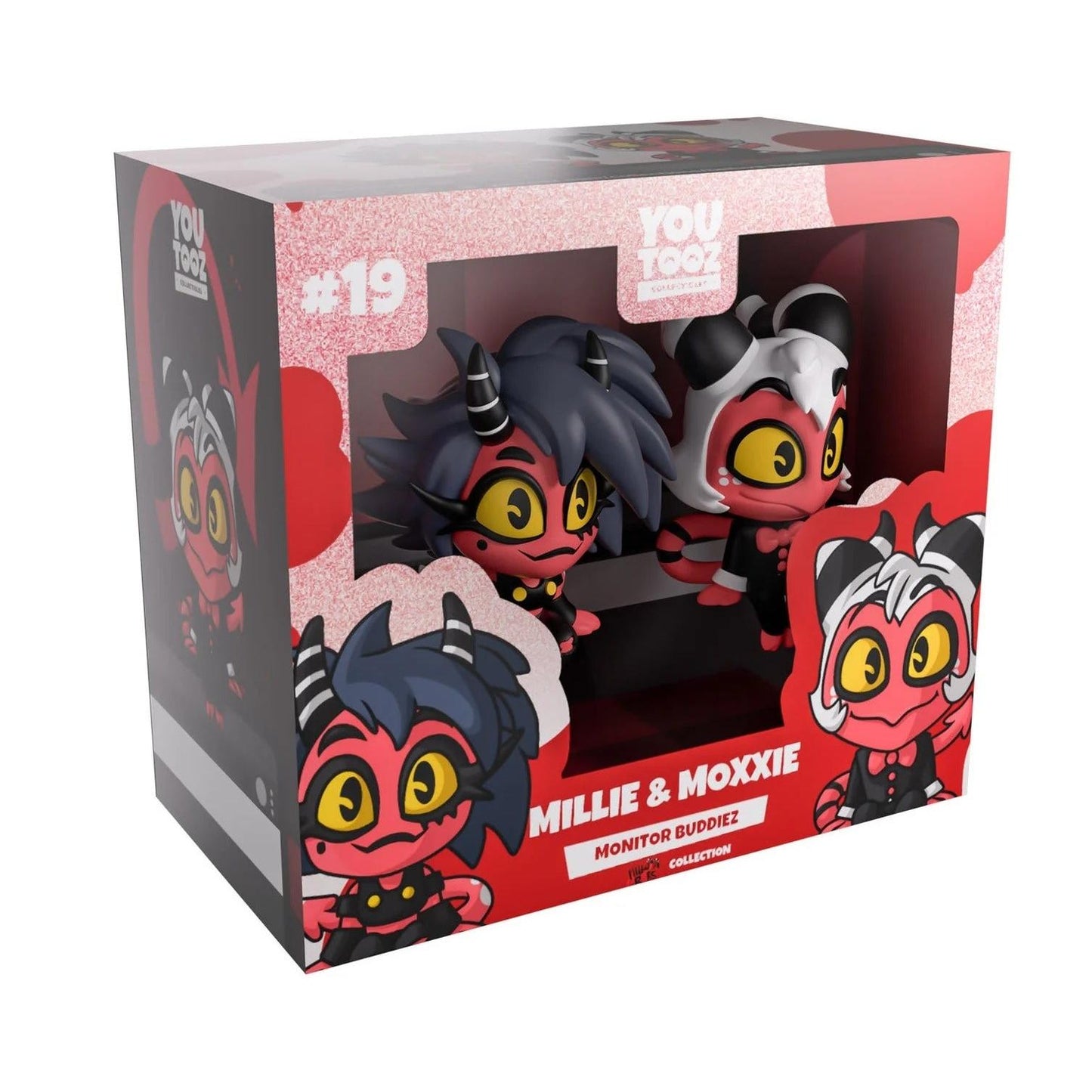 Helluva Boss: Millie & Moxxie Monitor Buddiez: Vinyl Figures - YouTooz Vinyl Figure
