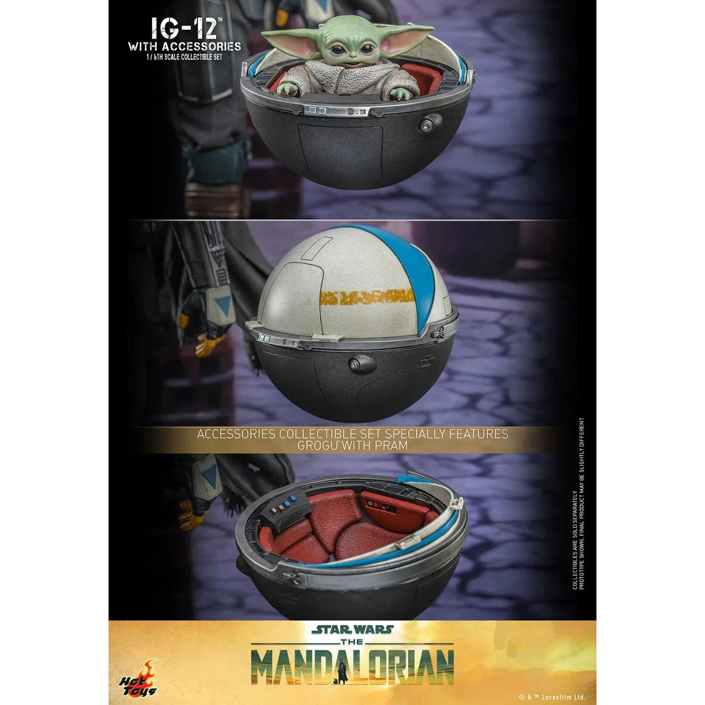 IG-12: With Accessories: Star Wars: The Mandalorian - Hot Toys Action Figure