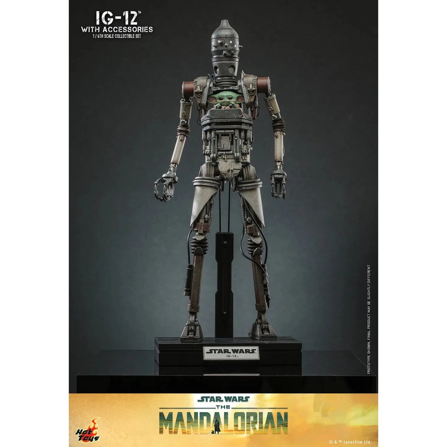 IG-12: With Accessories: Star Wars: The Mandalorian Hot Toys