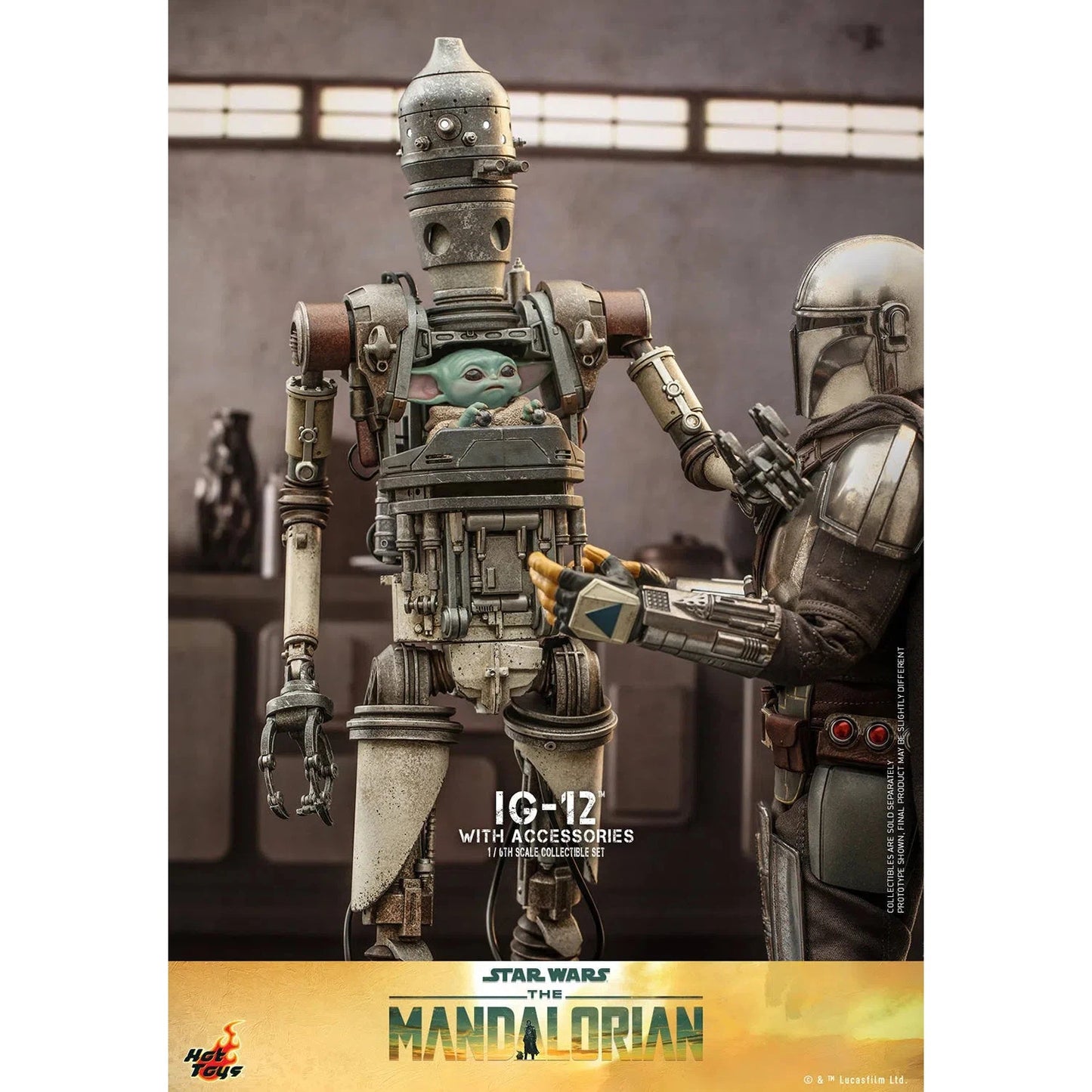 IG-12: With Accessories: Star Wars: The Mandalorian - Hot Toys Action Figure