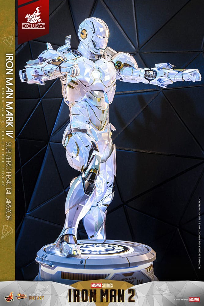 Iron Man 2: Iron Man Mark IV (Sub-Zero Fractal Armor): Hot Toys Exclusive: 1/6 - Hot Toys Action Figures