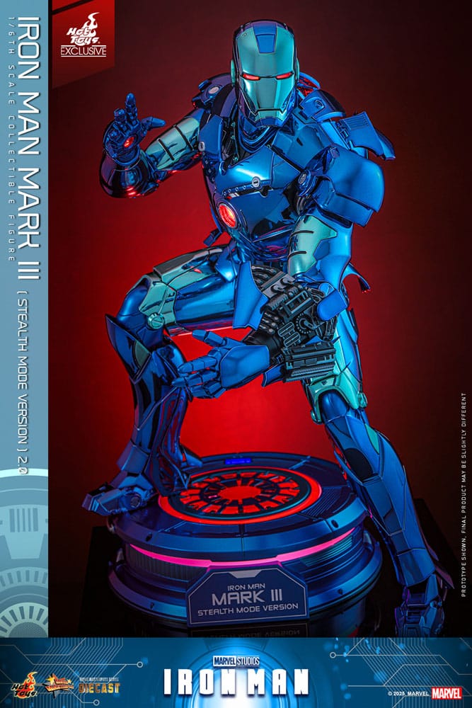 Iron Man: Iron Man Mark III (Stealth Mode Ver.) 2.0: Hot Toys Exclusive: 1/6 - Hot Toys Action Figures