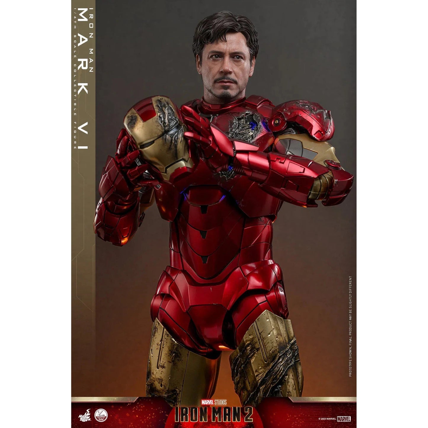 Iron Man MK VI: Iron Man 2: Marvel: Quarter Scale - Hot Toys Action Figure