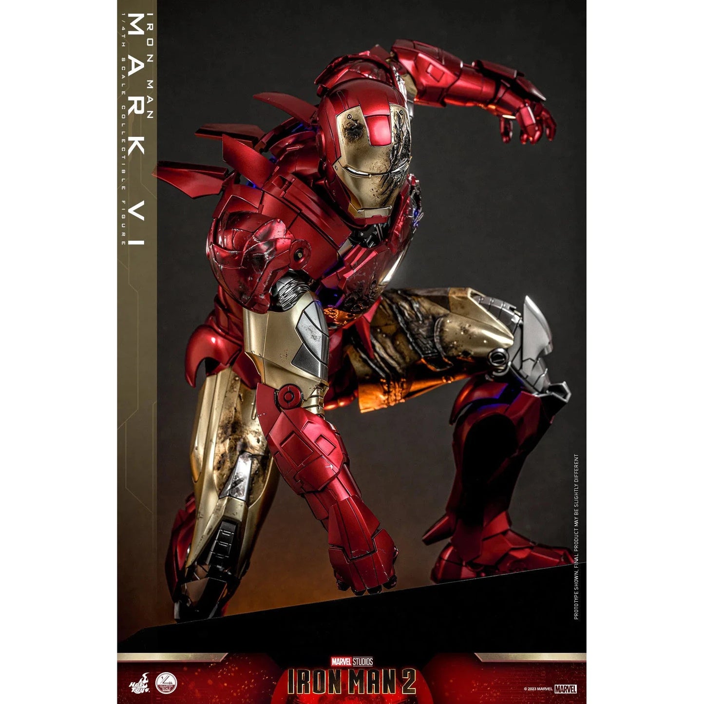 Iron Man MK VI: Iron Man 2: Marvel: Quarter Scale - Hot Toys Action Figure