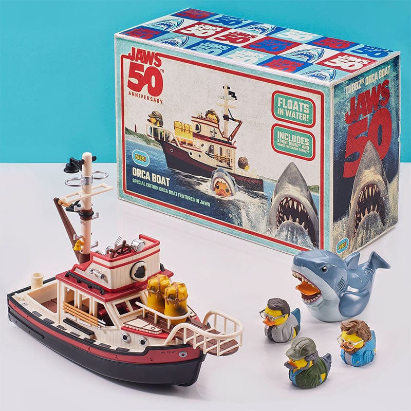 Jaws: Vehicle Orca Boat Bundle Set: Tubbz - Numskull Statue
