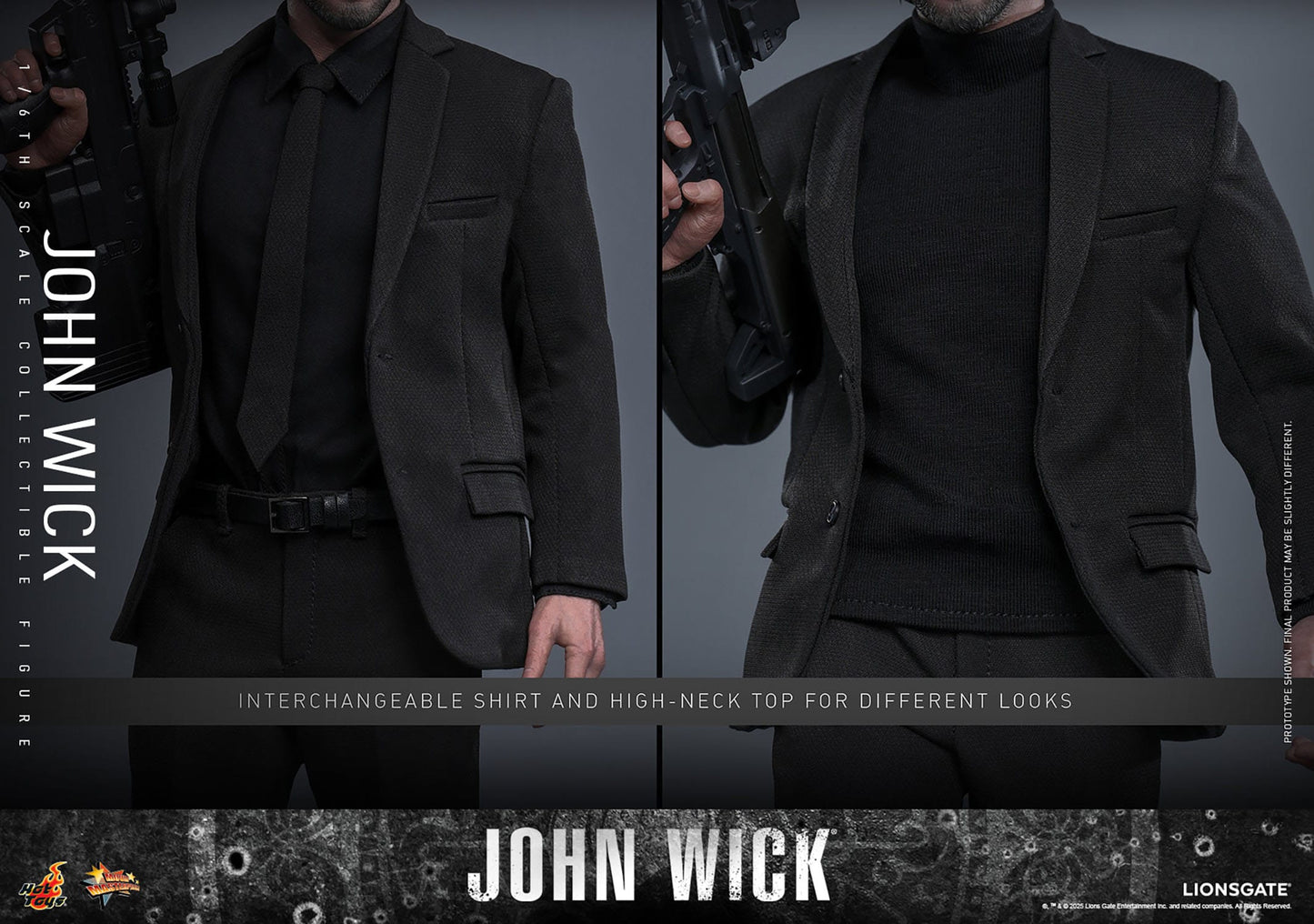John Wick: John Wick: 1/6th Scale Action Figure - Hot Toys Action Figure