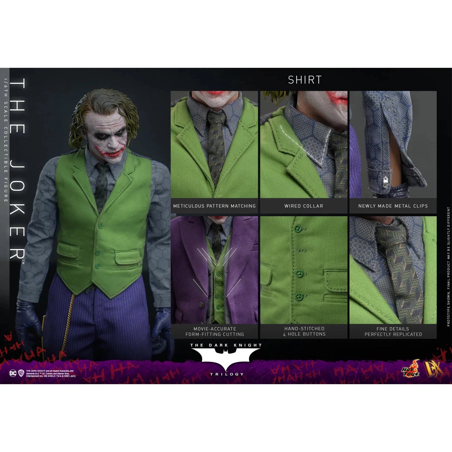 Joker: Batman: The Dark Knight: DX32 - Hot Toys Action Figure