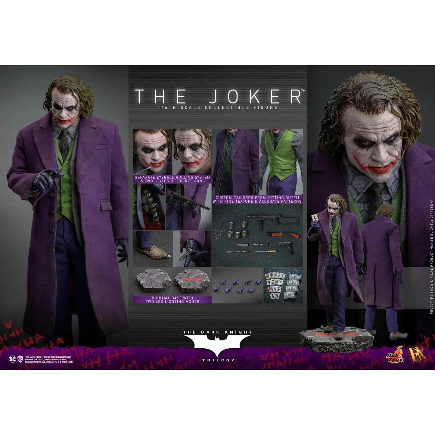 Joker: Batman: The Dark Knight: DX32 - Hot Toys Action Figure