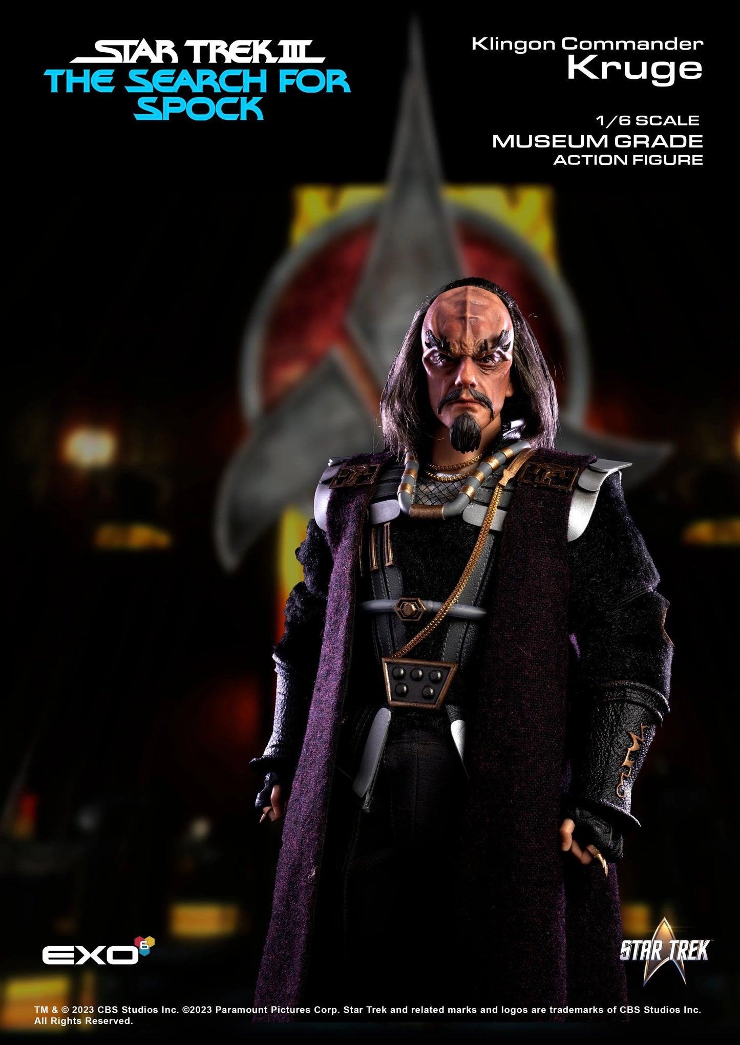 Klingon Commander Kruge: Star Trek III: The Search For Spock - EXO-6 Action Figure