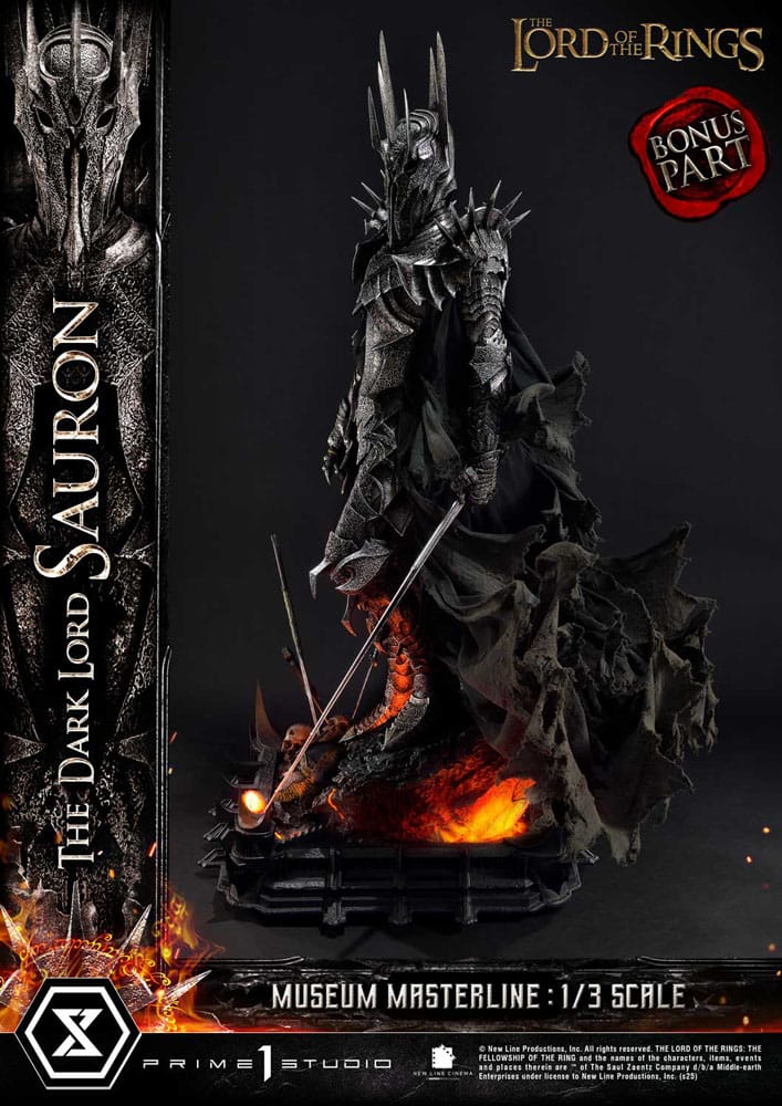 Lord of the Rings Museum Masterline Series Statue 1/3 The Dark Lord Sauron Bonus Version 1 - Prime 1 Studio Statue