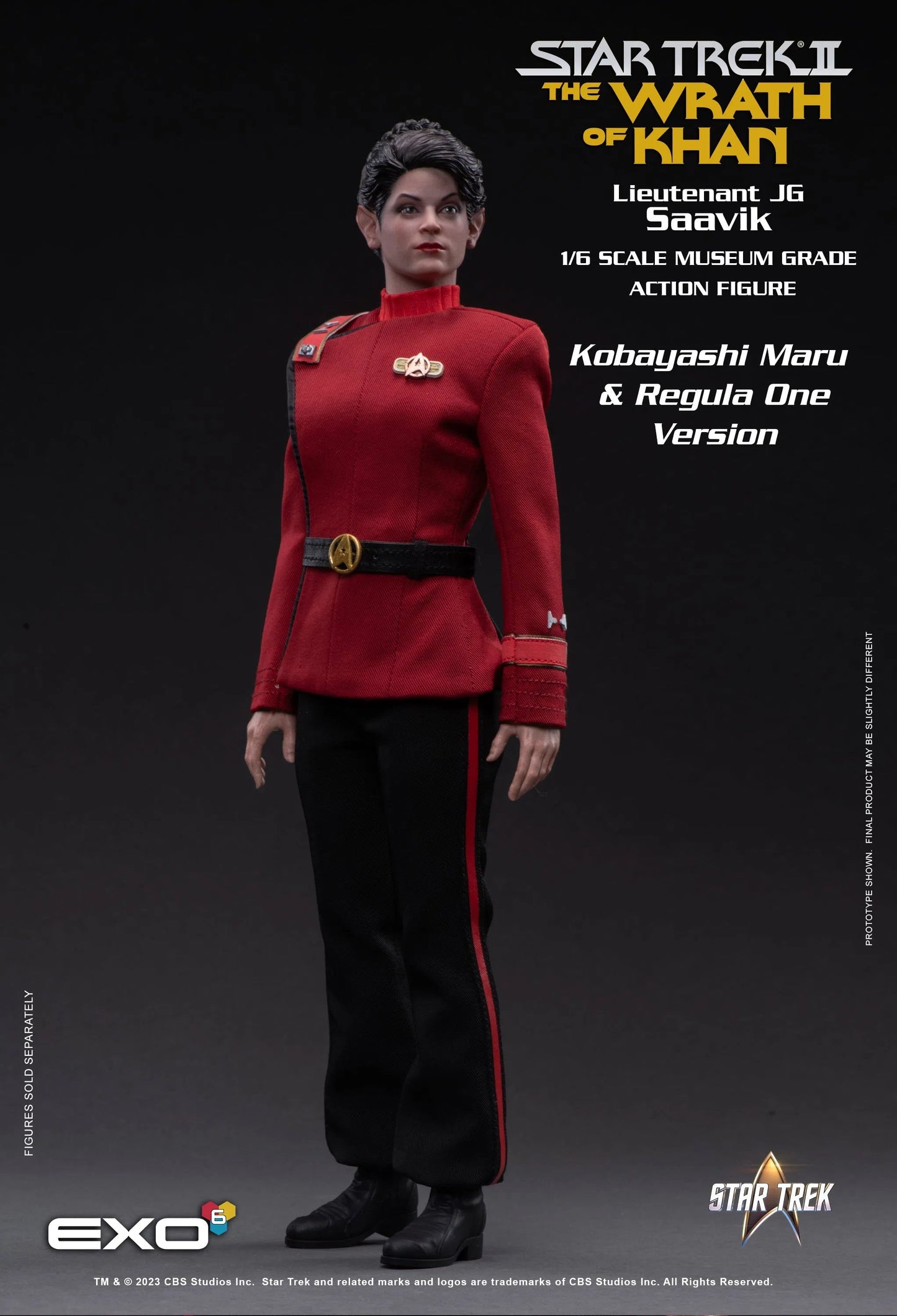 Lt JG Saavik: Kobayashi Maru Edition: Star Trek II: The Wrath Of Khan - EXO-6 Action Figure