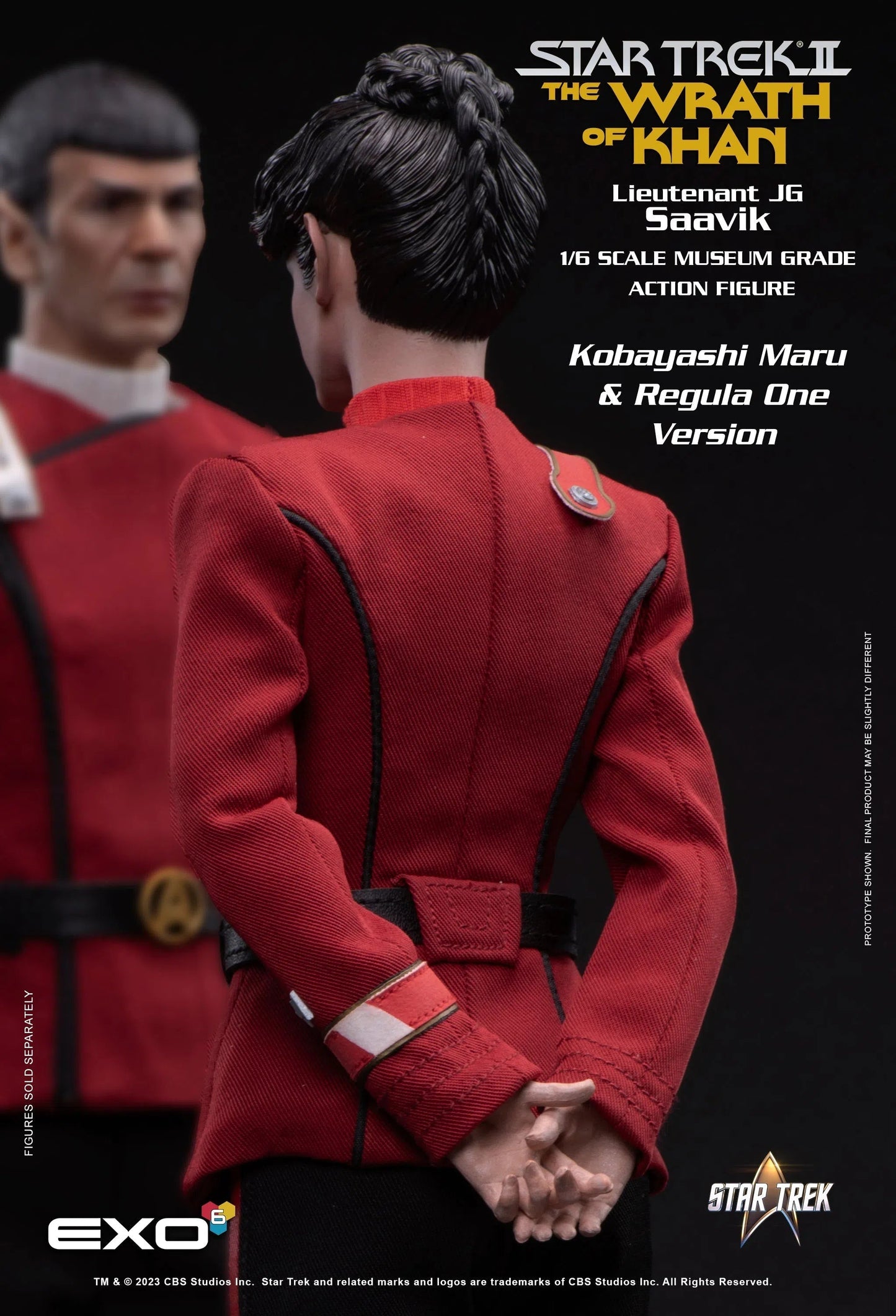 Lt JG Saavik: Kobayashi Maru Edition: Star Trek II: The Wrath Of Khan - EXO-6 Action Figure