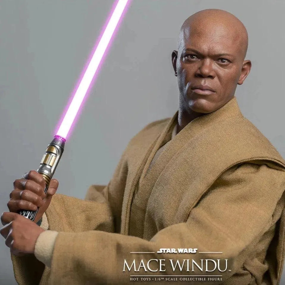Hot Toys Mace Windu: Star Wars Episode II: Attack Of The Clones Hot Toys Mace Windu: Star Wars Episode II: Attack Of The Clones