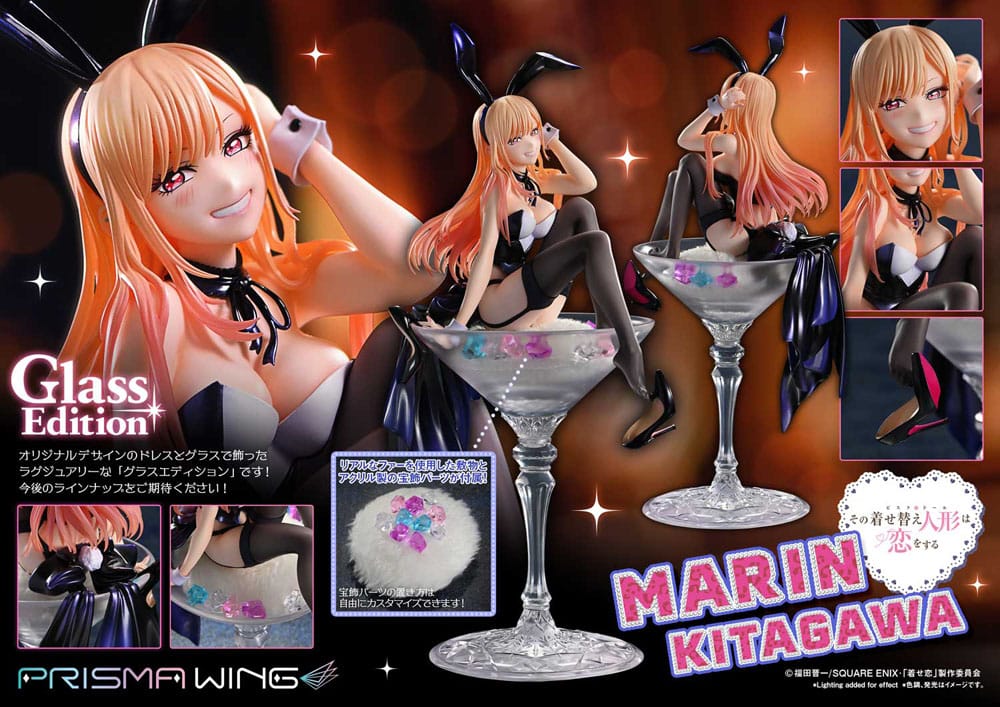 My Dress-Up Darling Prisma Wing PVC Statue 1/7 Marin Kitagawa Glass Edition 29 cm - Prime 1 Studio Statues