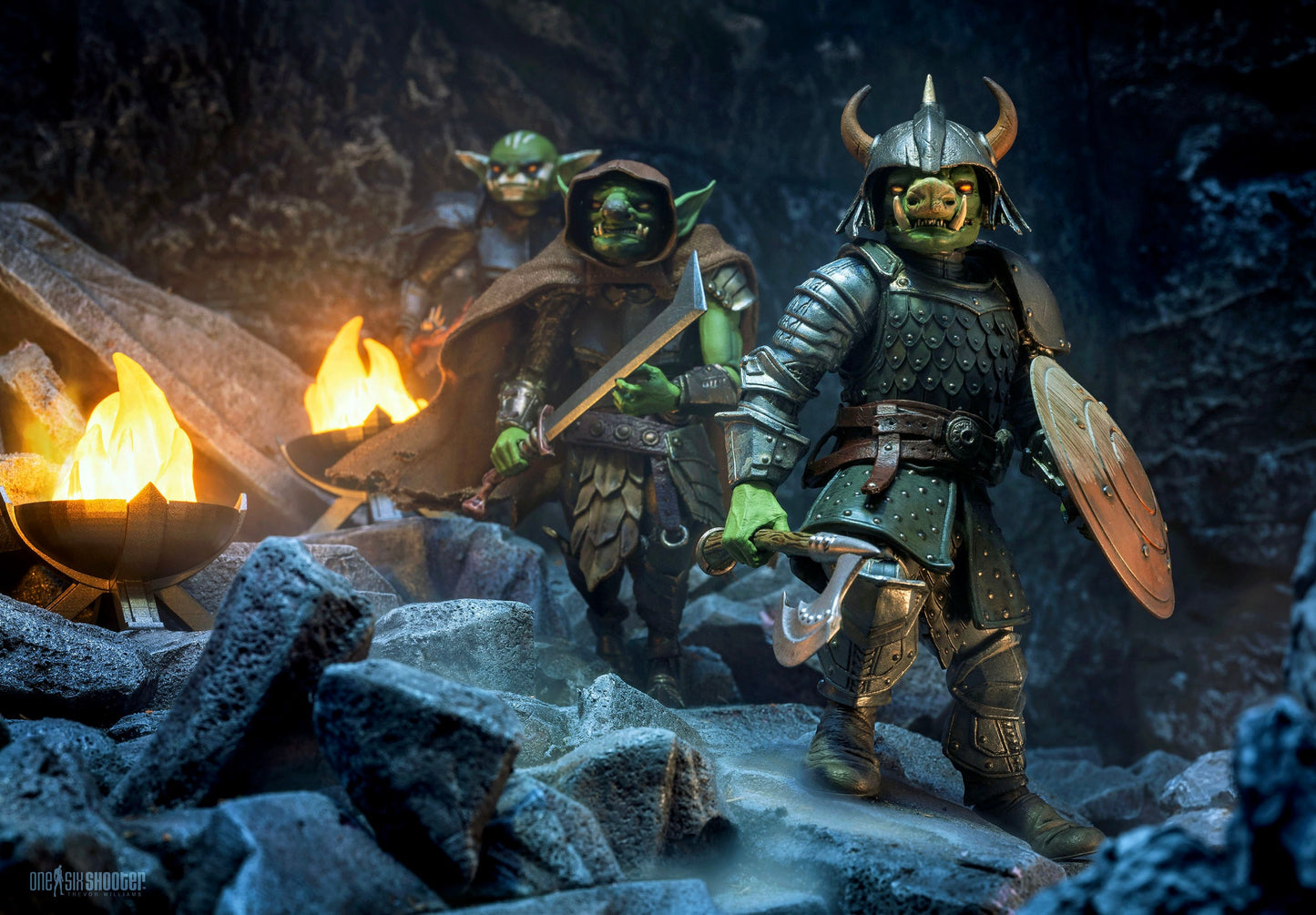 Mythic Legions: Ashes of Agbendor Action Figurees 2-Pack Maligancy of Gobhollow - Four Horsemen Action Figures