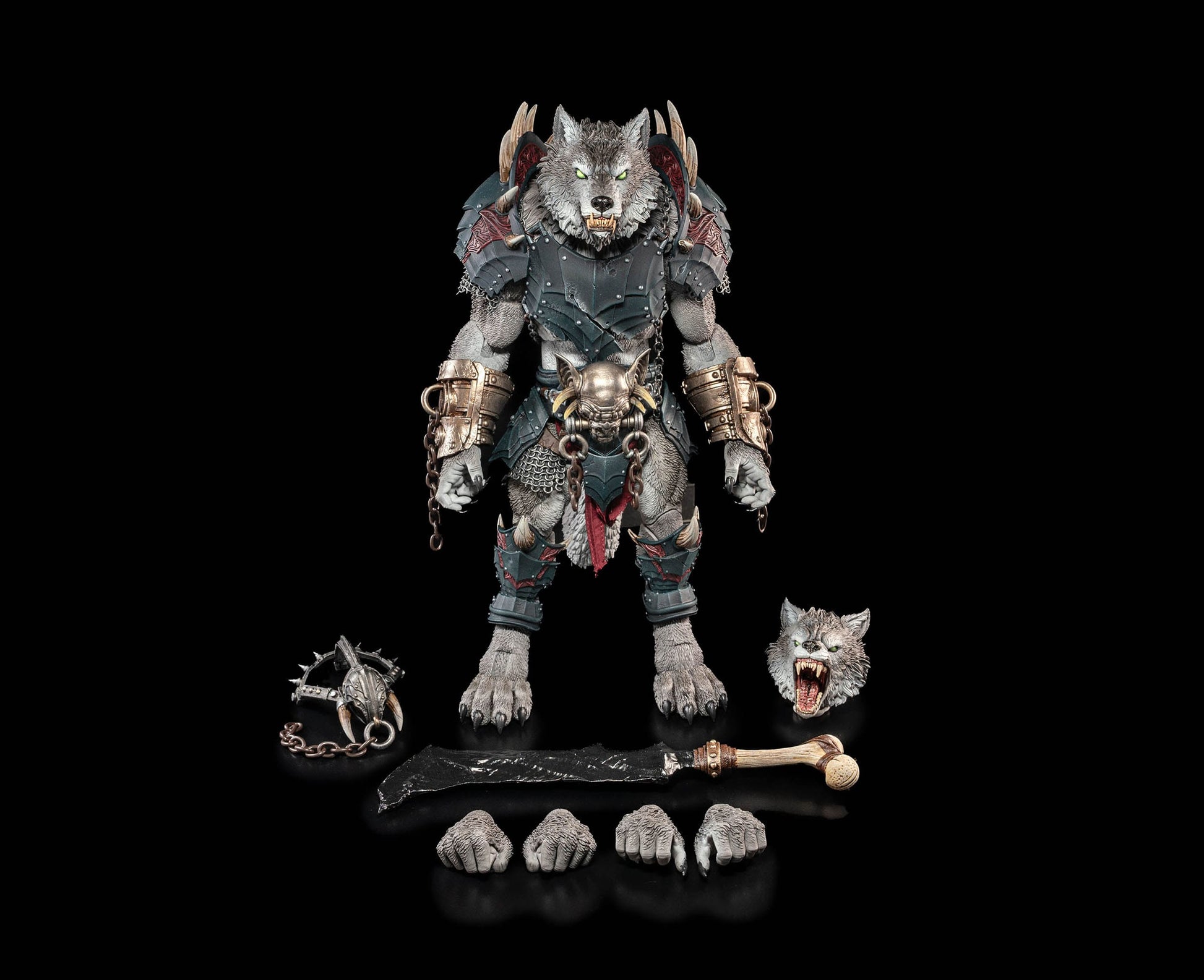 Mythic Legions: Horror of Einsamall: Garmyr (Orge-Scale): Action Figure - Four Horsemen Action Figure