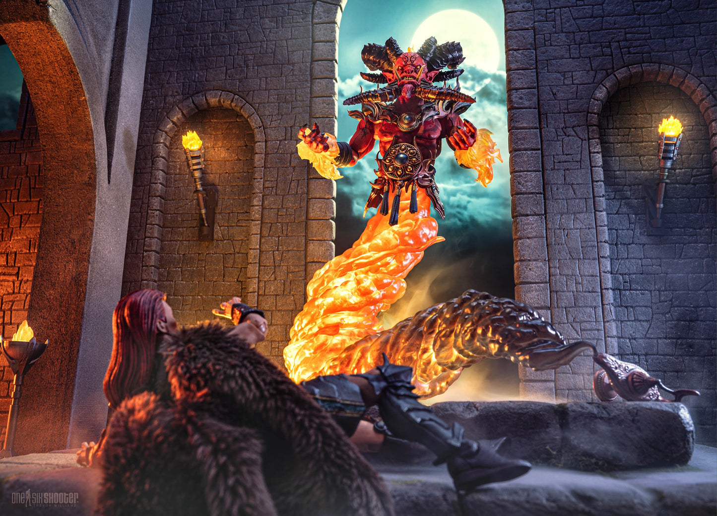 Mythic Legions: Reign of the Beasts Action Figure J'hennem Brute Scale - Four Horsemen Action Figures