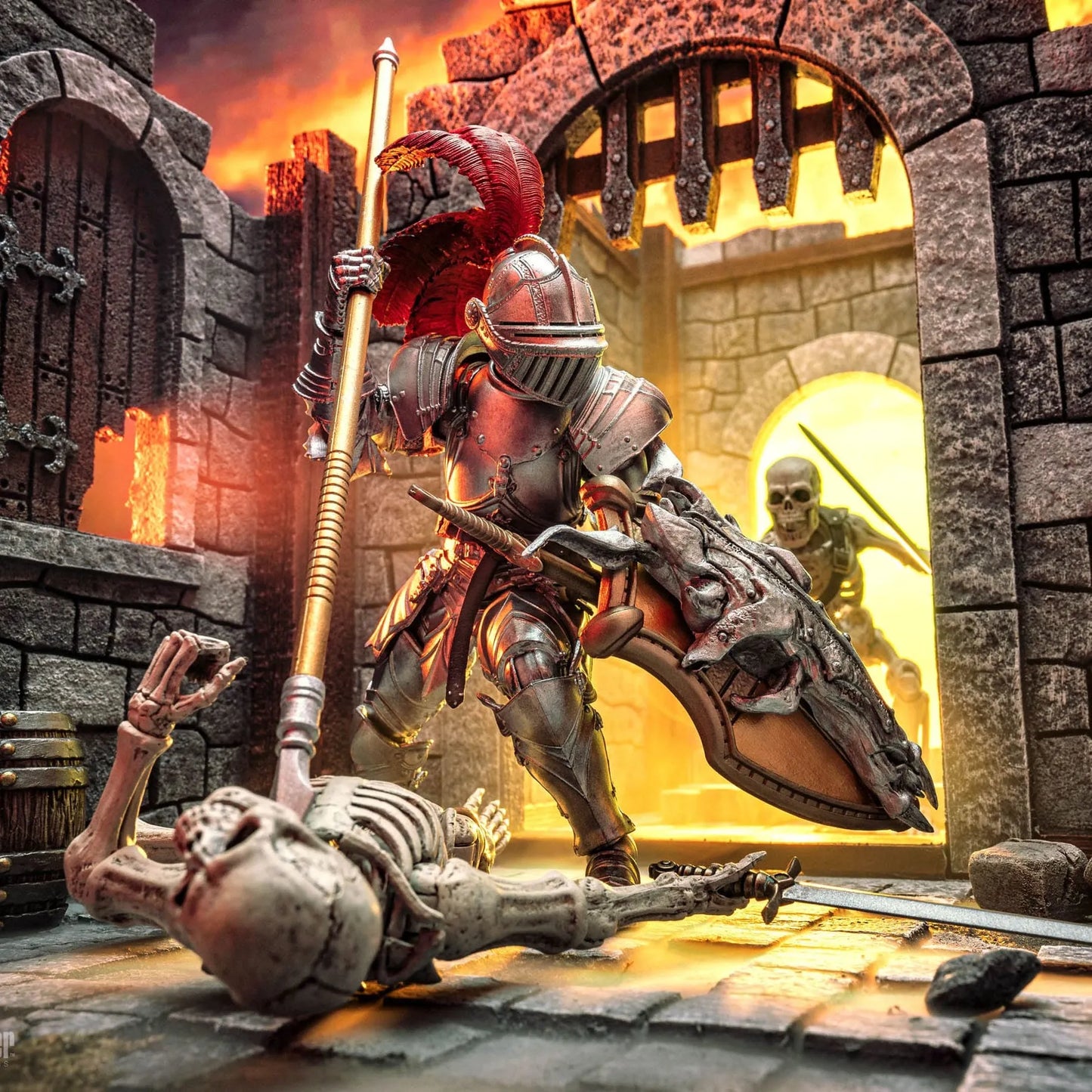 Mythic Legions: Silver Knight 2: Legion Builder: Action Figure - Four Horsemen Action Figure