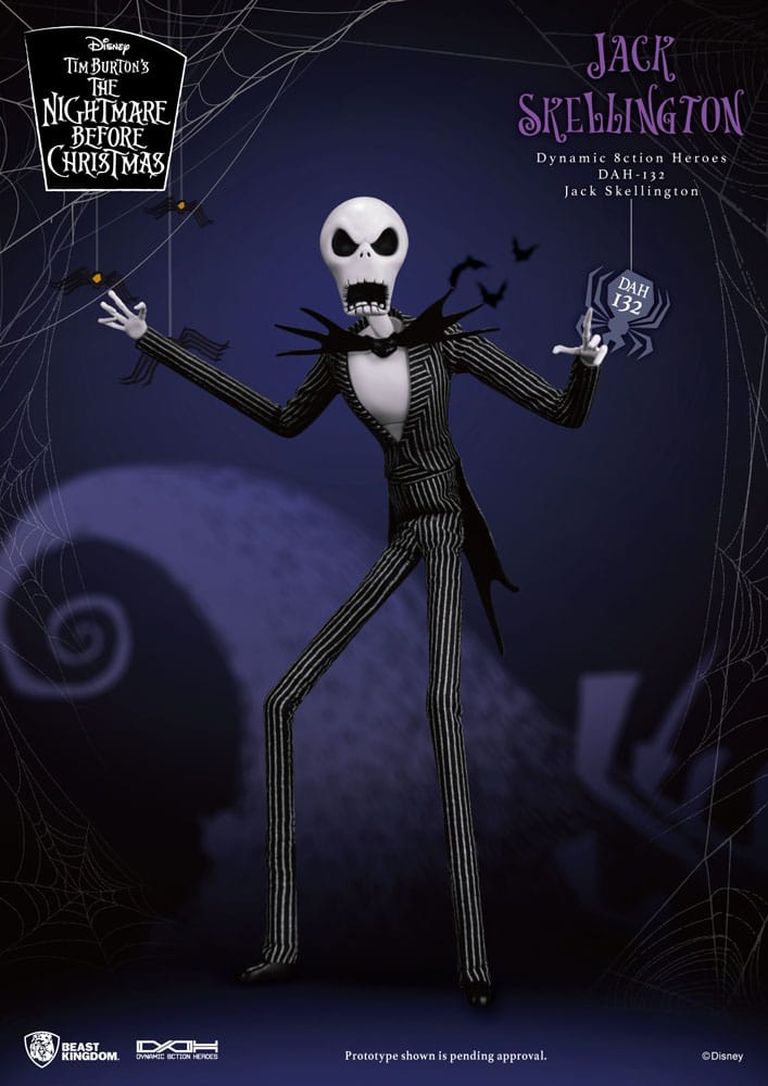 Nightmare before Christmas Dynamic 8ction Heroes Action Figure 1/9 Jack 21 cm - Beast Kingdom Toys Action Figures