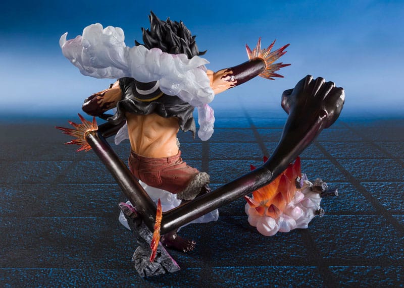 One Piece Figuarts ZERO Extra Battle PVC Statue Monkey D. Luffy Gear 4 Snake Man King Cobra 21 cm - Bandai Tamashii Nations Statue