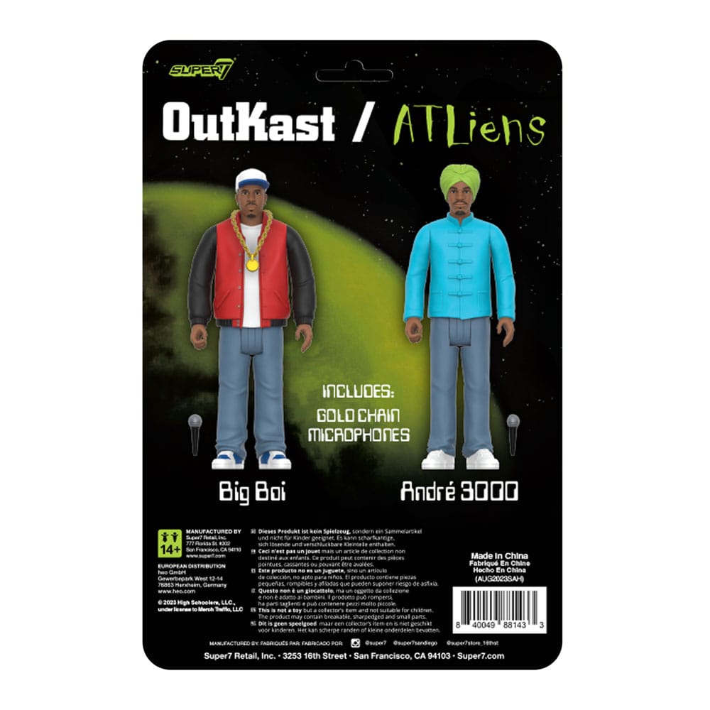 Outkast Toho ReAction Action Figure Wave 01 OutKast - Super7 Action Figures